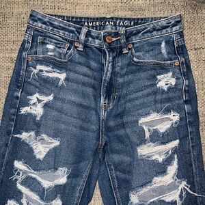 American eagle “mom” jeans